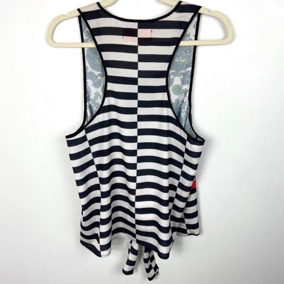 Clover Canyon Bora Bora Silk Printed Tank Top Blouse Size Medium Bohemian Boho M - Picture 9 of 10